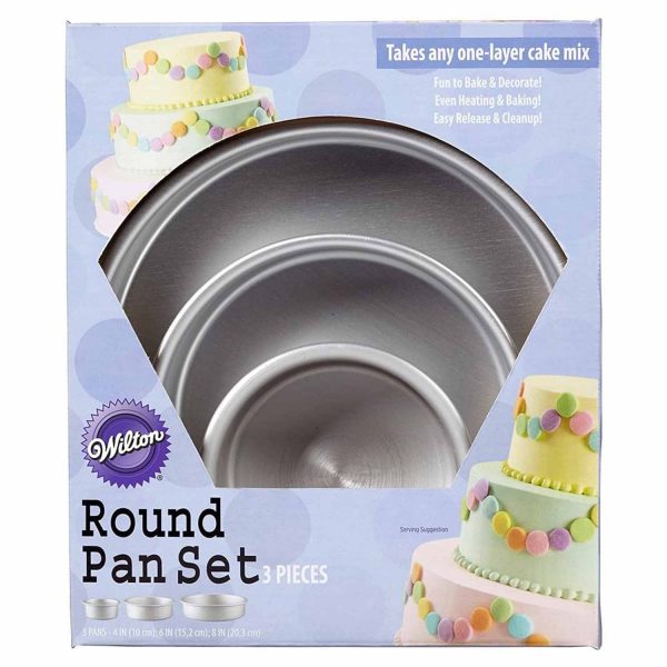 Wilton Tiered Trio Round Pan Set of 3