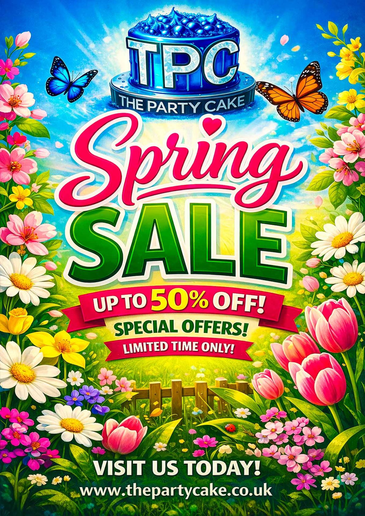 Spring Sale 2026 45 TPC Spring Sale Poster 2026