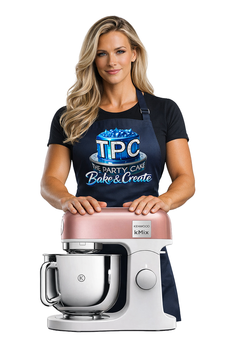 TPC Kitchen Apricot Pink mixer scene