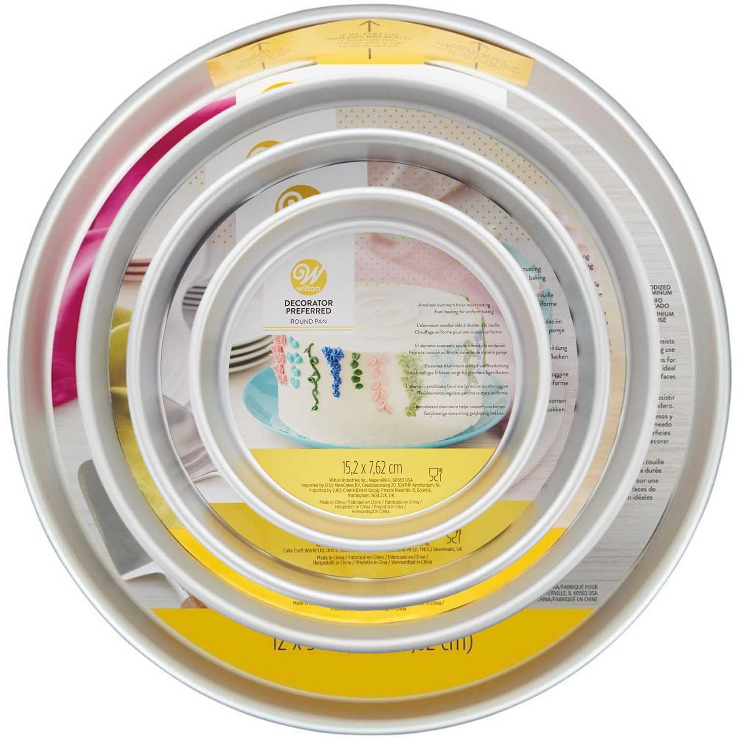 Best Bakeware UK 27 Wilton Decorator Preferred Deep Round Twin Set Cake Pans