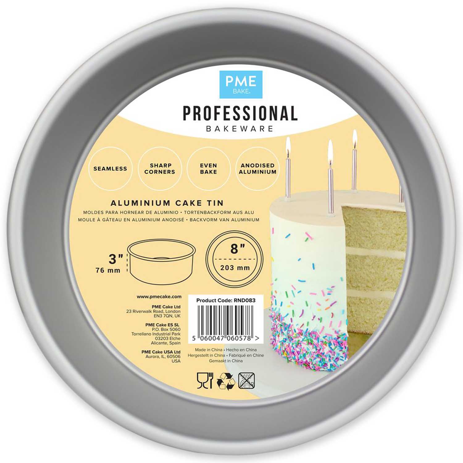Best Bakeware UK 17 PME Pro Round Cake Pans