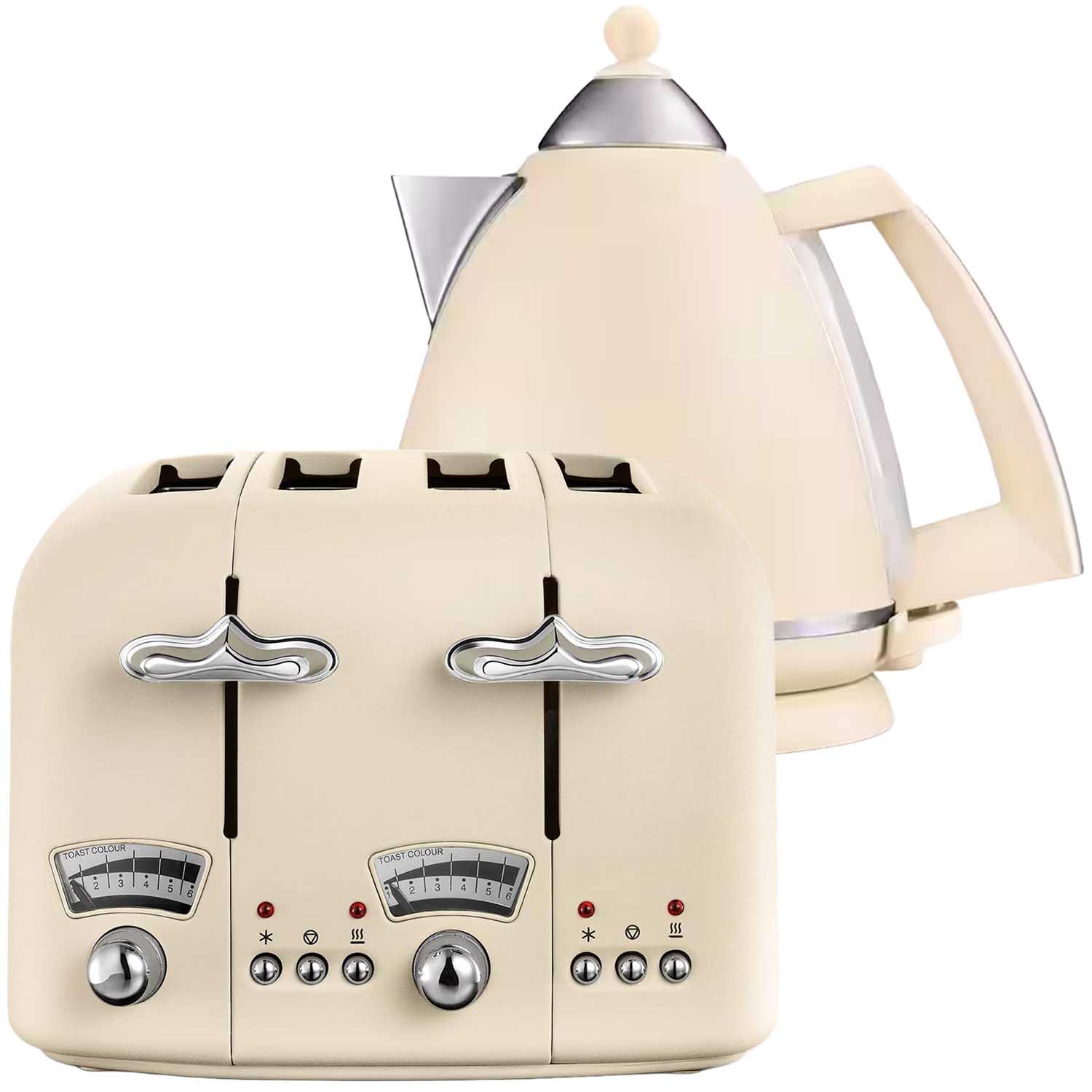 De'Longhi Argento Flora Beige Set